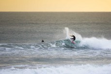 Levi Stewart on the dawn session at Mount Maunganui, Bay of Plenty, New Zealand.