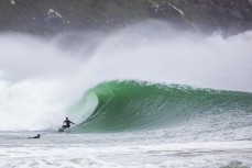 Billy Stairmand makes the most of a storm swell at a remote beach break in the Catlins, New Zealand.
Credit: www.boxoflight.com/Derek Morrison