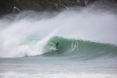 Chris Malone makes the most of a storm swell at a remote beach break in the Catlins, New Zealand.
Credit: www.boxoflight.com/Derek Morrison