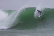 Billy Stairmand makes the most of a storm swell at a remote beach break in the Catlins, New Zealand.
Credit: www.boxoflight.com/Derek Morrison