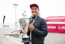 Men's champion Elliot Paerata-Reid during the Health 2000 2020 New Zealand Surfing Championships held at St Clair, Dunedin, New Zealand.