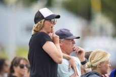 Ava's mum Donna Henderson during Women's Open Final at the Health 2000 2020 New Zealand Surfing Championships held at St Clair, Dunedin, New Zealand.