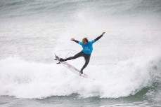 Elliot Paerata-Reid, of Piha, during the Open Men's final at the Health 2000 2020 New Zealand Surfing Championships held at St Clair, Dunedin, New Zealand.