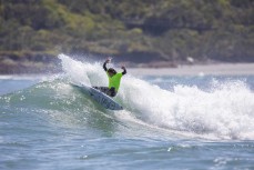 Myka Black on his way to winning the Under 18s at Tauranga Bay, Westport, West Coast, New Zealand.
