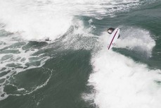 Jarred Hancox makes the most of fun waves near Opunake, New Plymouth, Taranaki, New Zealand.