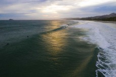 Funky banks in the lineup at Blackhead, Dunedin, New Zealand.