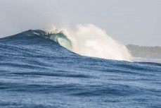 An empty wave at Salani Rights, Salani, Samoa. 