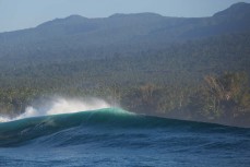 An empty wave at Salani Rights, Salani, Samoa. 
