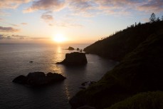 Sunrise, Norfolk Island, South Pacific Ocean.
