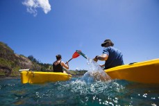 Kayaking, Norfolk Island, South Pacific Ocean.