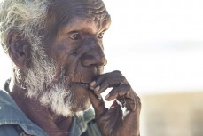 Locals at the Wujal Wujal community during a three-day mountain biking and hiking trek into Cedar Bay National Park in North Queensland, Australia. 