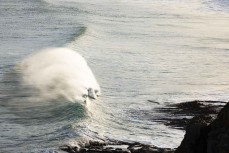 Empty waves at St Clair, Dunedin during the final days of Lockdown Alert Level 4.
Credit: www.boxoflight.com/Derek Morrison