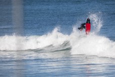 Jack McLeod makes the most of waves at St Clair, Dunedin, New Zealand.
Credit: www.boxoflight.com/Derek Morrison