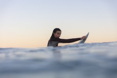 Anika Ayson makes the most of a dusk session at St Clair, Dunedin, New Zealand.Credit: www.boxoflight.com/Derek Morrison
