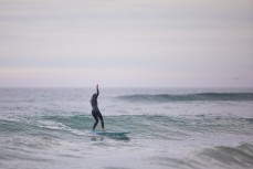 Longboarder at St Clair, Dunedin, New Zealand.
Credit: www.boxoflight.com/Derek Morrison