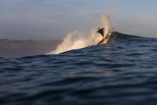 Jack McLeod on form during a clean winter swell at St Kilda, Dunedin, New Zealand.Credit: www.boxoflight.com/Derek Morrison