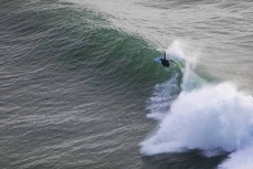 Leroy Rust during a clean winter swell at a fickle break on the North Coast, Dunedin, New Zealand.Credit: www.boxoflight.com/Derek Morrison