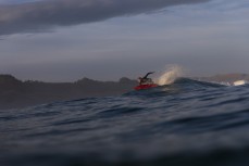 Jack McLeod relishing conditions during a clean winter swell at St Kilda, Dunedin, New Zealand.Credit: www.boxoflight.com/Derek Morrison