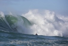 Chasing big slab waves with Doug Young, Dan Smith, Dave Lyons and Dave Wild near St Clair, Dunedin, New Zealand.