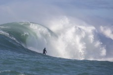 Chasing big slab waves with Doug Young, Dan Smith, Dave Lyons and Dave Wild near St Clair, Dunedin, New Zealand.