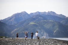 Crew during the Kaikoura Grom Comp held at Meatworks near Kaikoura, New Zealand, October 3-4, 2020. Photo: Derek Morrison/www.nzsurfjournal.com