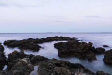 Dusk Whananaki on the Tutukaka Coast, Northland, New Zealand.