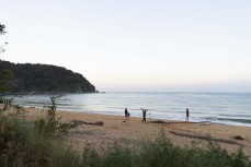 Summer at Totaranui in Abel Tasman National Park on a stunning day on the water, Tasman, New Zealand.