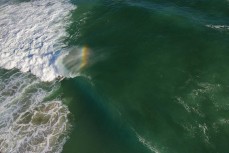 Punchy summer barrels at Blackhead, Dunedin, New Zealand.