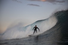 Mouth open during a clean winter swell at St Kilda, Dunedin, New Zealand.Credit: www.boxoflight.com/Derek Morrison