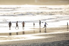 Beach rugby at St Clair, Dunedin, New Zealand.
Credit: www.boxoflight.com/Derek Morrison