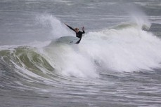 Jake Owen making the most of a session at Back Beach, Karitane, Dunedin, New Zealand.Credit: www.boxoflight.com/Derek Morrison