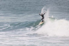 Lexi Owen deals to a section on a summer day at St Clair, Dunedin, New Zealand.
Credit: www.boxoflight.com/Derek Morrison