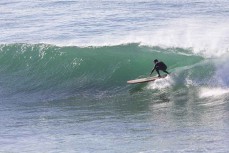 Justin Holborow holds his line on a summer day at St Clair, Dunedin, New Zealand.
Credit: www.boxoflight.com/Derek Morrison