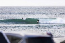 Lloyd McGinty looks for a tube on a summer day at St Clair, Dunedin, New Zealand.
Credit: www.boxoflight.com/Derek Morrison