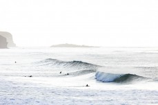 Swell lines down the beach on a summer day at St Clair, Dunedin, New Zealand.
Credit: www.boxoflight.com/Derek Morrison