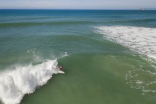 Jake Scott setting up during the Otago Surf Champs held at Blackhead, Dunedin, New Zealand.Credit: www.boxoflight.com/Derek Morrison