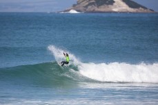 Lexi Owen on form during the Otago Surf Champs held at Blackhead, Dunedin, New Zealand.Credit: www.boxoflight.com/Derek Morrison