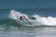 Luke Murphy throwing buckets during the Otago Surf Champs held at Blackhead, Dunedin, New Zealand.Credit: www.boxoflight.com/Derek Morrison