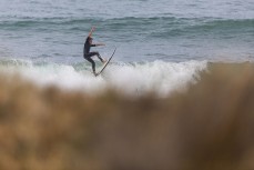 PJ Klein-Ovink drops the tail on a floater at Papamoa, Mount Maunganui, New Zealand.