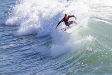 Benji Lowen proved his skill again during the 2021 Duke Festival of Surfing held at New Brighton, Christchurch, New Zealand. Photo: Derek Morrison