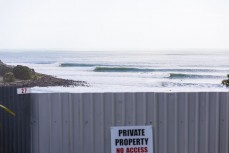 Spring swell pulses into life at Raglan, Waikato, New Zealand.