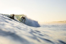 Taylor Hutchison on a runner at Papamoa, Mount Maunganui, New Zealand.