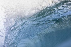 Lip line during a late autumn swell at St Clair, Dunedin, New Zealand.