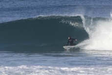 Jonas Tawharu makes the most of fun waves at St Clair, Dunedin, New Zealand.
Credit: www.boxoflight.com/Derek Morrison