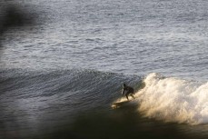A surfer catches a morning wave at St Clair Point, Dunedin, New Zealand.
Credit: www.boxoflight.com/Derek Morrison