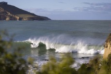 A surfer snags a set wave during a session at a surf break on the north coast, Dunedin, New Zealand.
Photo: Rewa Morrison