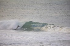 Glossy wave during a winter session on the North Coast, Dunedin, New Zealand.Credit: www.boxoflight.com/Derek Morrison