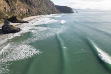 Waves at Aramoana, Dunedin, New Zealand.