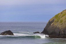 Empty waves during the second week of lockdown at St Clair, Dunedin, New Zealand.
Credit: www.boxoflight.com/Derek Morrison