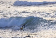 Keo Morrison makes the most of a dawn session at St Clair, Dunedin, New Zealand.
Credit: www.boxoflight.com/Derek Morrison